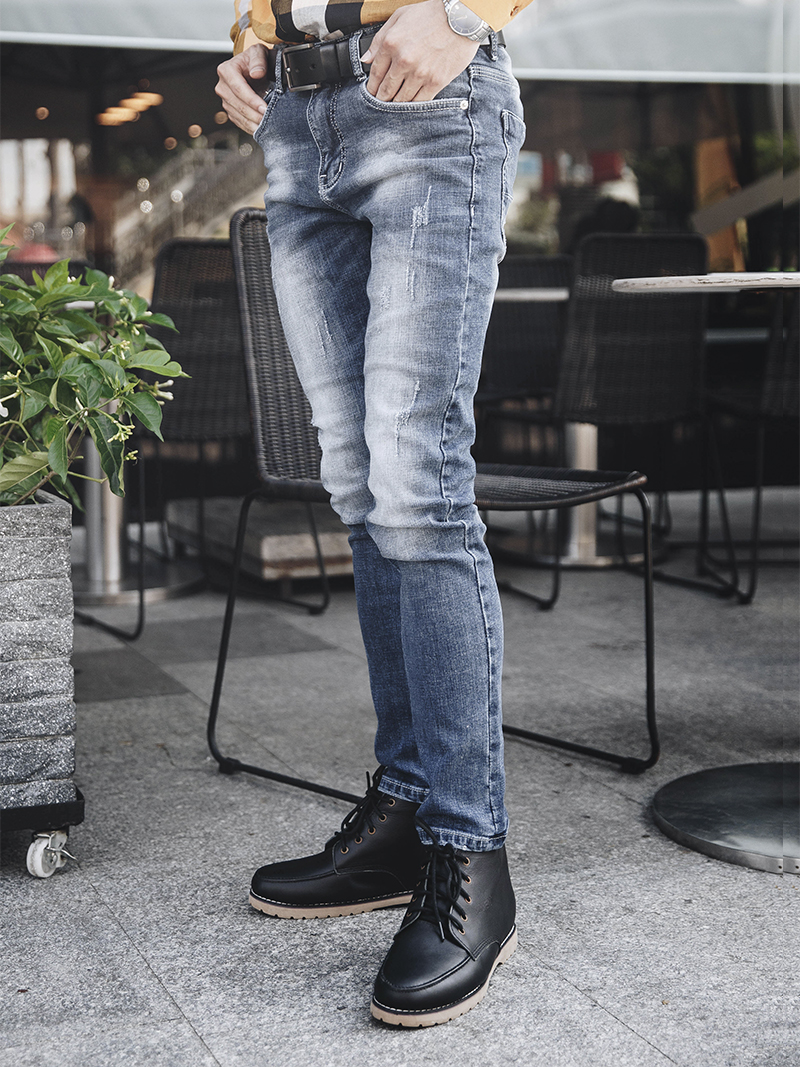 Quần Jeans Rách Xanh QJ1631