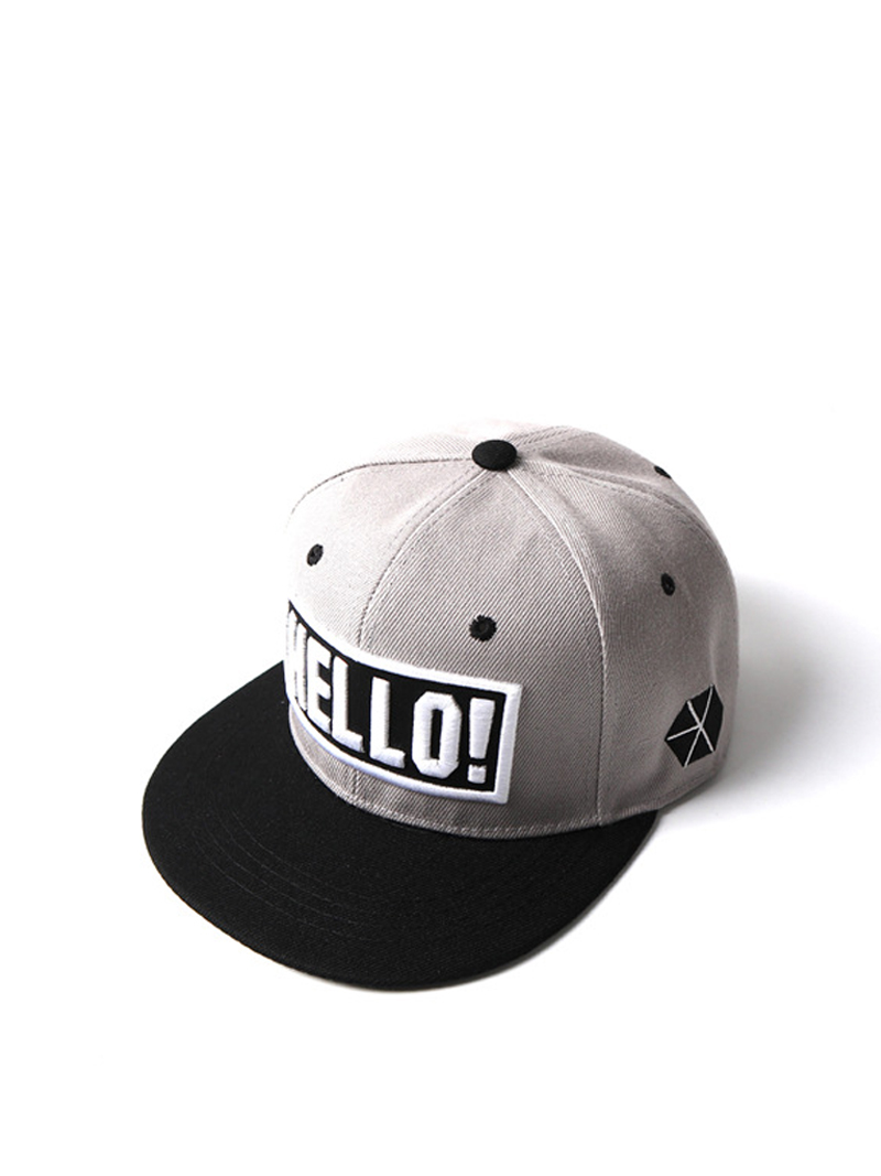 Nón Snapback Xám N434